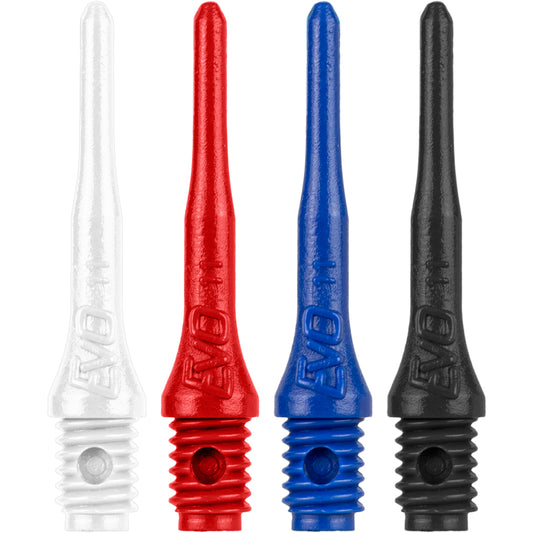 Bull's EVO Softtip Points | 100 pcs black, White, Red, Blue