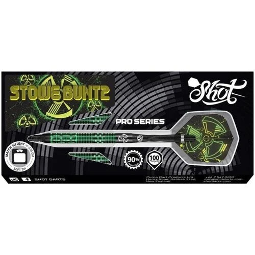 Shot Softtip Stowe Buntz V2 Black 90% 21 gram