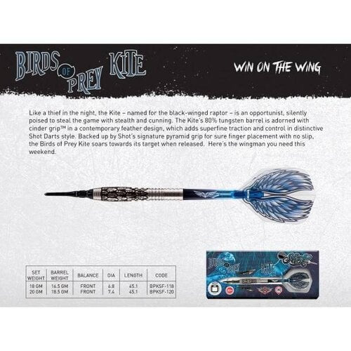 Shot Softtip Birds of Prey Kite 80% 18g/ 20g