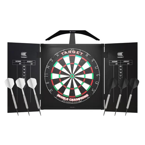 Target Arc Cabinet including Light & Dartboard
