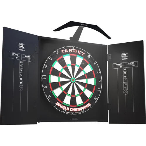 Target Arc Cabinet including Light & Dartboard
