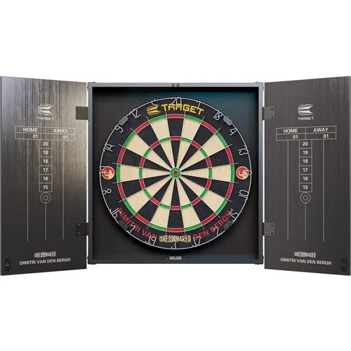 Target Dimitri van den Bergh Dart Board Cabinet Set