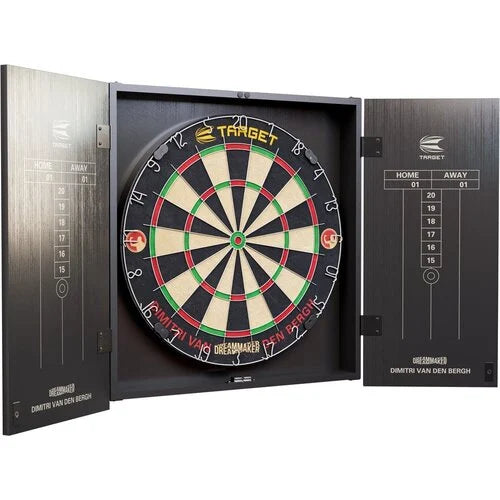 Target Dimitri van den Bergh Dart Board Cabinet Set