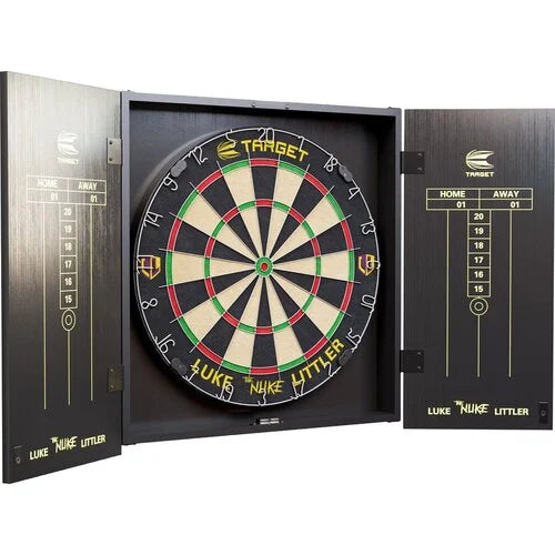 Target Luke Littler Dart Board Cabinet Set