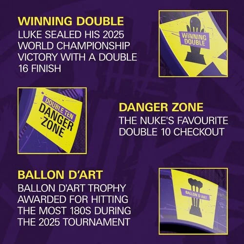 Luke Littler World Champion Dartboard Surround Set