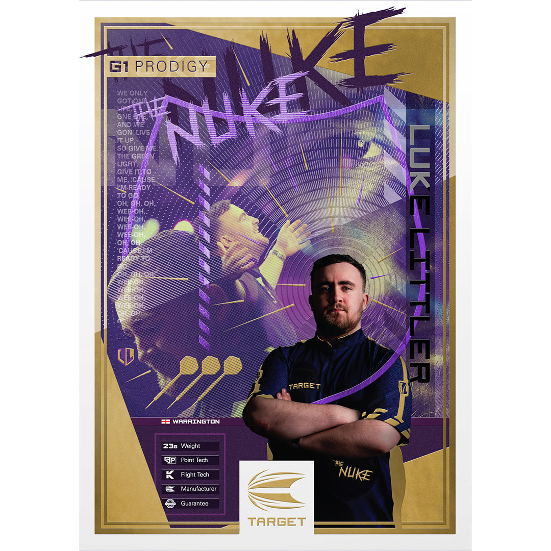 Target Luke Littler G1 Prodigy 95% 22g/ 23g/ 24g