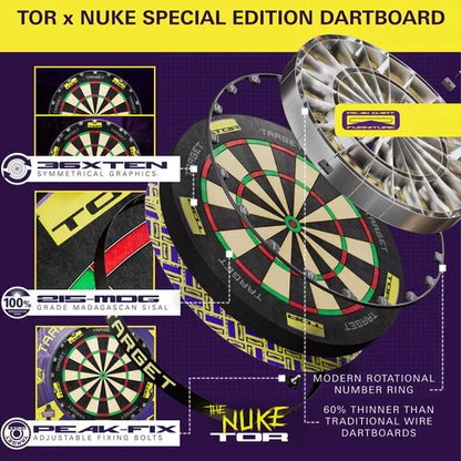 Luke Littler World Champion Dartboard Surround Set